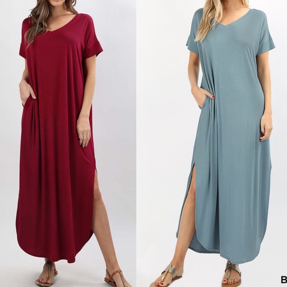 Bellanblue Dresses & Skirts - CHARLIZE solid boho dress - 2 colors